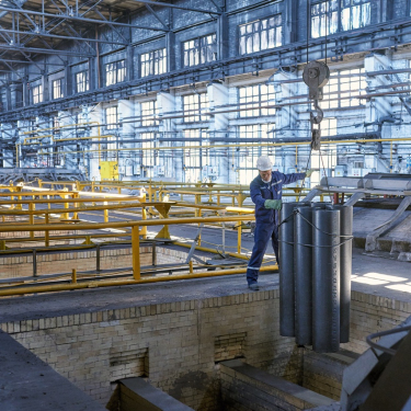 На Новочеркасском электродном заводе запущена модернизированная печь обжига